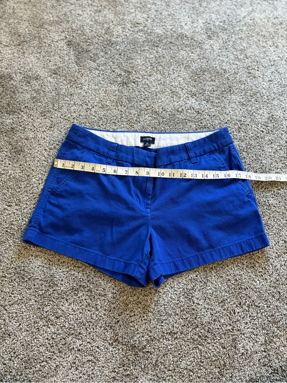 J. Crew Bright Blue Chino Bermuda Shorts